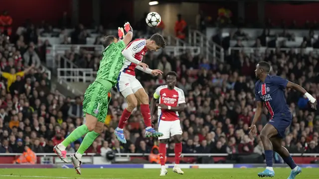 Foto: Duel Udara Havertz vs Donnarumma yang Berujung Gol, Arsenal Bungkam PSG di Liga Champions