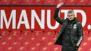 Nasib Ole benar-benar sial, kini manajemen Manchester United sedang mempertimbangkan masa depan pelatih yang sempat membesarkan nama Setan Merah dengan raihan Treble Winners. (AFP/Peter Powell)