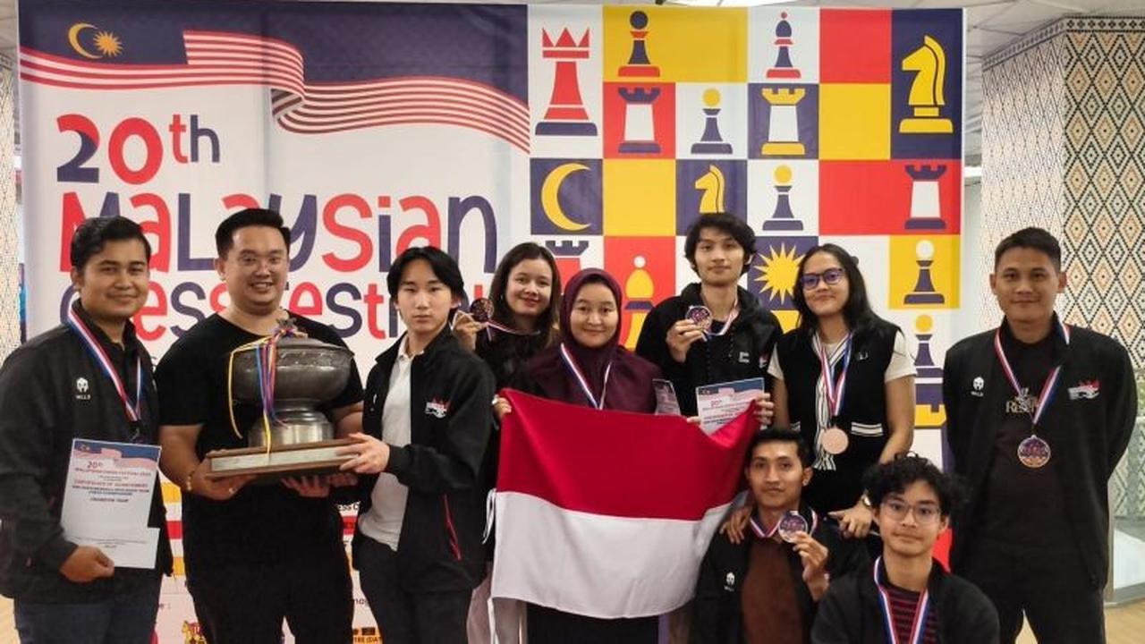 Keren! SCUA Gading Serpong SCUA Juara Catur Internasional di Malaysia, Kalahkan 92 Tim dari 4 Negara
