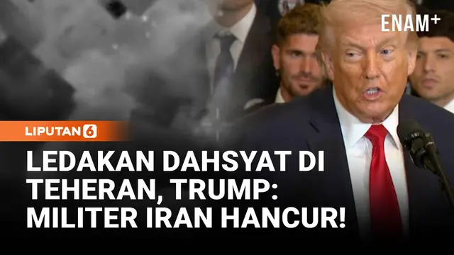 Perang Hari ke-6, Trump Klaim Militer Iran Sudah Hancur!