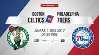 Boston Celtics Vs Philadelphia 76ers (Bola.com/Adreanus Titus)
