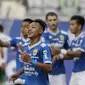 Gelandang Persib Bandung, Beckham Putra Nugraha, saat melawan Persiwa Wamena pada laga Piala Indonesia di Stadion Si Jalak Harupat, Bandung, Senin (11/2). Persib menang 7-0 atas Persiwa. (Bola.com/M Iqbal Ichsan)