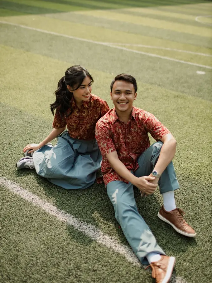Potret Prewedding Namira Adjani, Putri Alya Rohali, Bertema Anak Sekolah Pakai Tas Ikonik MCM