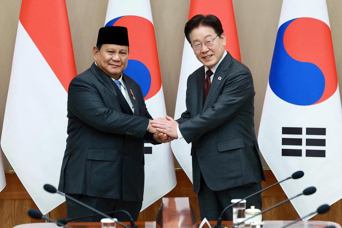 FOTO: Presiden Prabowo Gelar Pertemuan Tingkat Tinggi dengan Presiden Korea Selatan