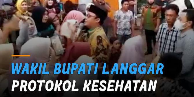 VIDEO: Viral Wakil Bupati Lampung Tengah Langgar Protokol Kesehatan Saat Hadiri Resepsi