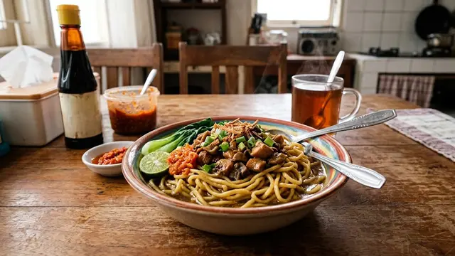 Resep Mie Ayam Jamur Rumahan yang Gurih ala Pedagang
