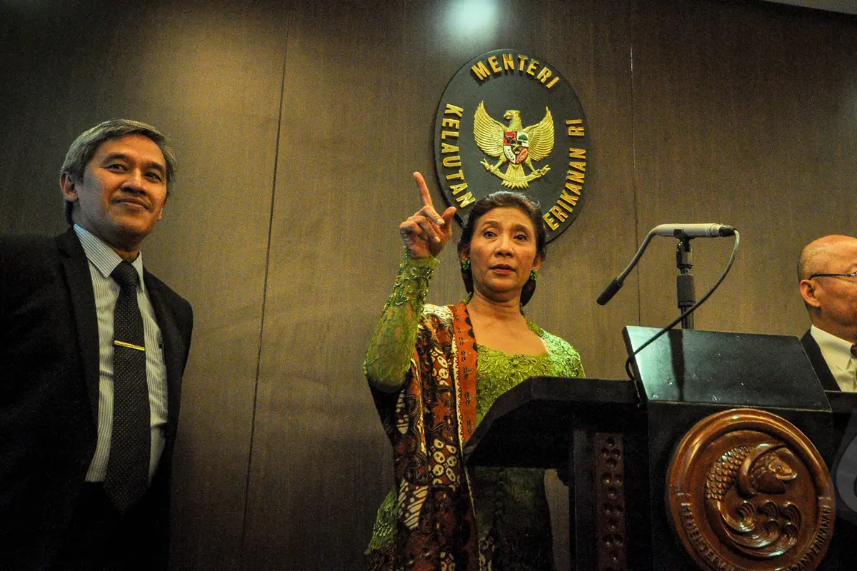 Menteri Susi Pudjiastuti Tetap Fokus Berantas Ilegal Fishing