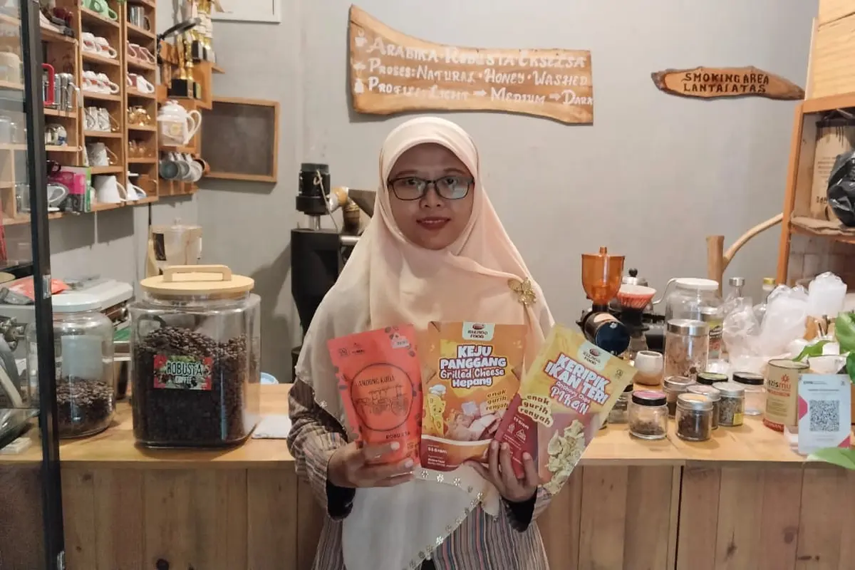 Pemilik usaha UMKM Bantul, Rifqi Rozanah