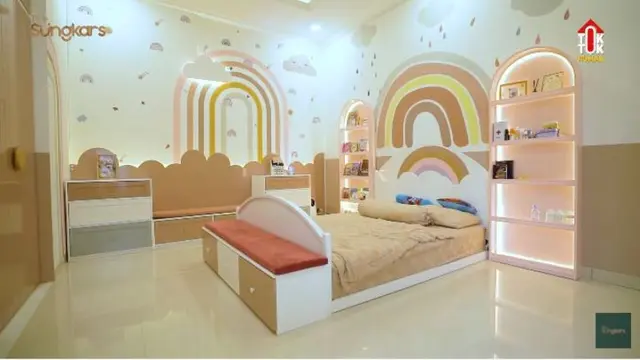 Ada Playground dan Perpustakaan di Kamar Anak Shireen Sungkar yang Baru Direnovasi