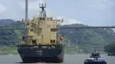 El Nino tahun ini telah mengakibatkan kondisi yang lebih kering dari kondisi normal di Panama, mengintensifkan kekeringan dan menyebabkan tingkat air yang lebih rendah di Danau Gatun. (AP Photo/Arnulfo Franco)