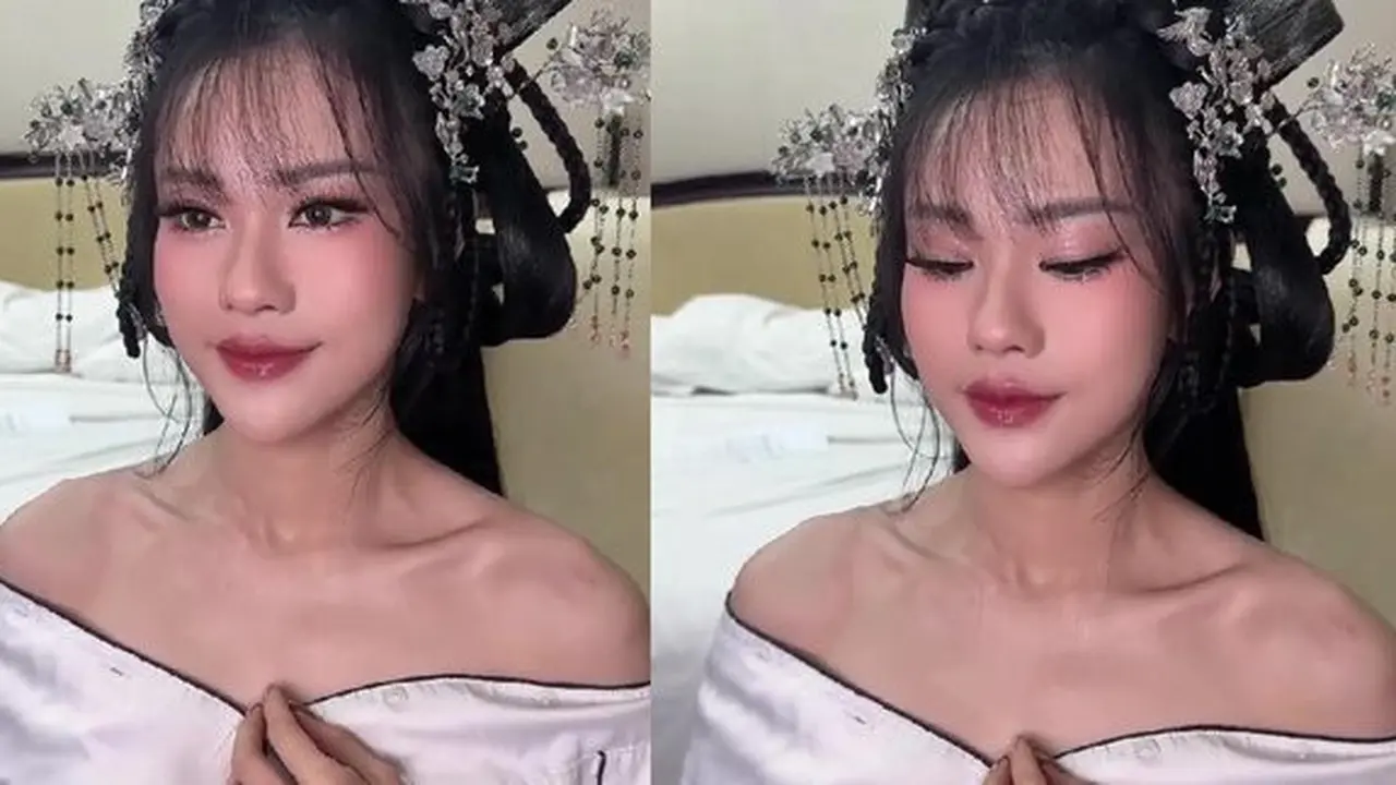 5 Detail Makeup Jessica Jane untuk Acara Sangjit (credit: instagram/feliciasasongko)
