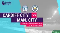 Premier League 2018-2019 Cardiff City Vs Manchester City (Bola.com/Adreanus Titus)