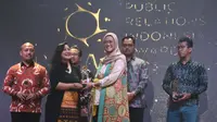 PT Pertamina (Persero) meraih penghargaan Gold Winner, melalui program Pinky Movement pada ajang bergengsi penghargaan Public Relation Indonesia Awards (PRIA) 2023