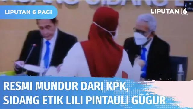 Presiden Jokowi menandatangani surat pengunduran Lili Pintauli Siregar sebagai Wakil Ketua KPK. Dengan disetujuinya surat pengunduran diri ini, Dewan Pengawas KPK menetapkan sidang etik atas dugaan kasus gratifikasi Lili gugur.