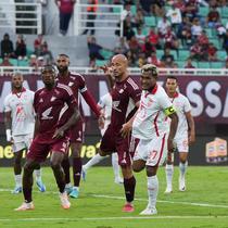 Pertandingan PSM Makassar vs Malut United pada laga pekan 15 BRI Super League 2025/2026 di Stadion Gelora BJ Habibie, Parepare, Minggu (21/12/2025). (Dok. Malut United)