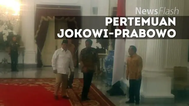 News Flash: Prabowo Temui Jokowi di Istana Merdeka