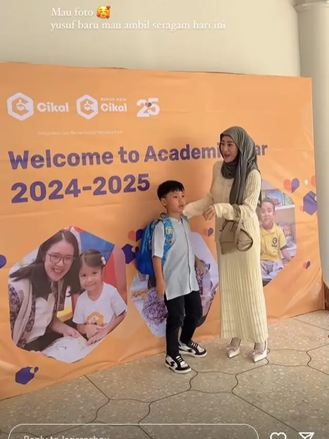 7 Potret Larissa Chou Anak Perdana Masuk SD, Sudah Tumbuh Besar