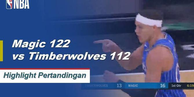 Cuplikan Pertandingan NBA : Magic 122 vs Timberwolves 112