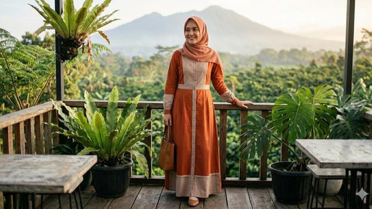 7 Model Gamis Katun Jepang Kombinasi Terbaru, Desain Stylish dan Nyaman