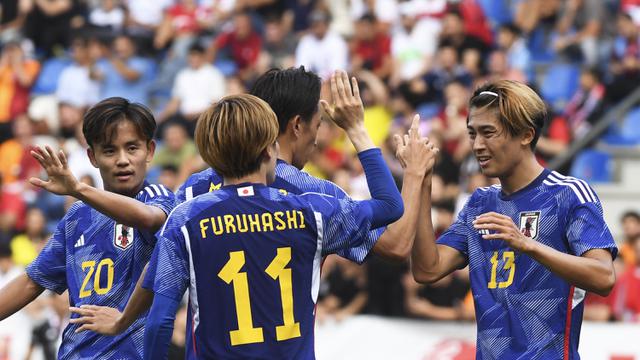 Foto: Setelah Jerman, Giliran Turki Jadi Korban Keganasan Pasukan Samurai Biru pada Laga Persahabatan FIFA Matchday