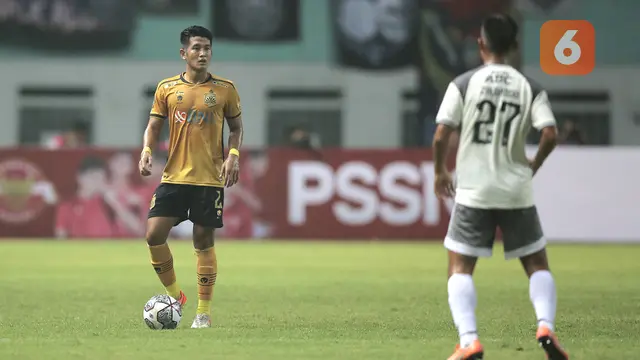 Pemain Bhayangkara FC I Putu Gede Juni Antara