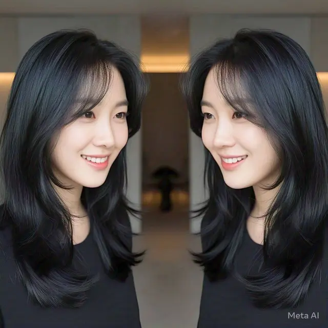 Face Framing Layer Panjang Model Rambut Wanita Panjang Ala Korea