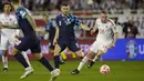 Hasil imbang  membuat Wales dan Kroasia berturut-turut duduk di peringkat dua dan tiga klasemen Grup D. (AP Photo/Darko Bandic)