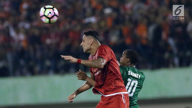 FOTO: Unggul atas PSMS di Laga Pertama Semifinal, Persija Tatap Final PIala Presiden 2018