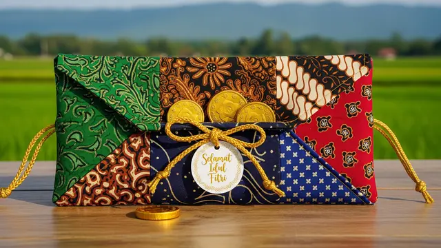 Model Amplop Lebaran Pouch Serut yang Cantik dan Antimainstream/Gemini AI