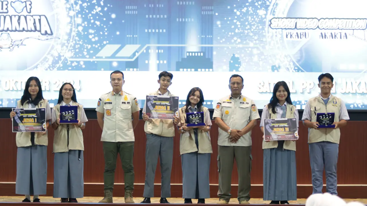 Satpol PP Pemerintah Provinsi Jakarta mengukukah 1.000 Pelajar Duta Tramtibum (Prabu) Jakarta pada 16-17 Oktober 2024 dari 40 SMA dan SMK se-Jakarta di Auditorium BMKG, Jakarta Pusat (Istimewa)
