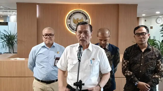 Ketua Dewan Ekonomi Nasional (DEN) sekaligus Ketua Komite Percepatan Transformasi Digital Pemerintah (KPTDP), Luhut Binsar Pandjaitan. (Foto: Liputan6.com/Maulandy R)