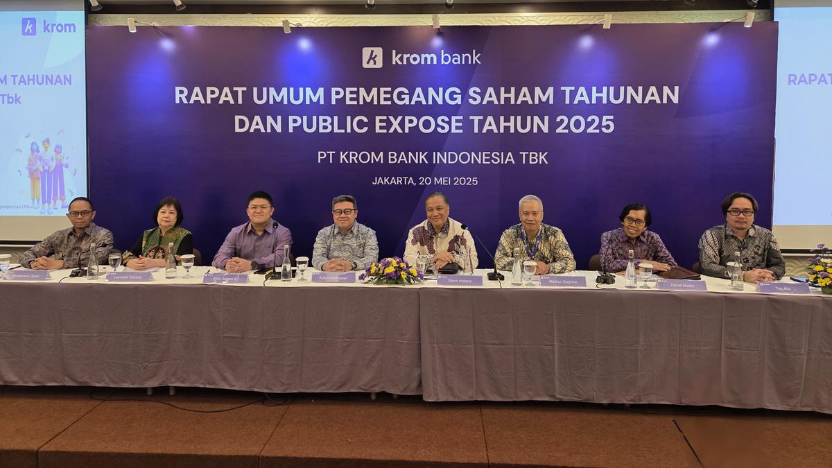 Krom Bank Tak Bagi Dividen di 2025