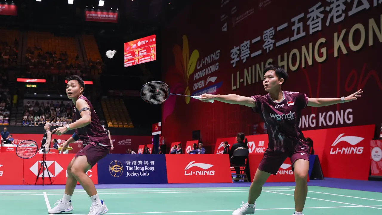 Apriyani Rahayu/Siti Fadia Silva Ramadhanti - Hong Kong Open 2025 - Bulu Tangkis