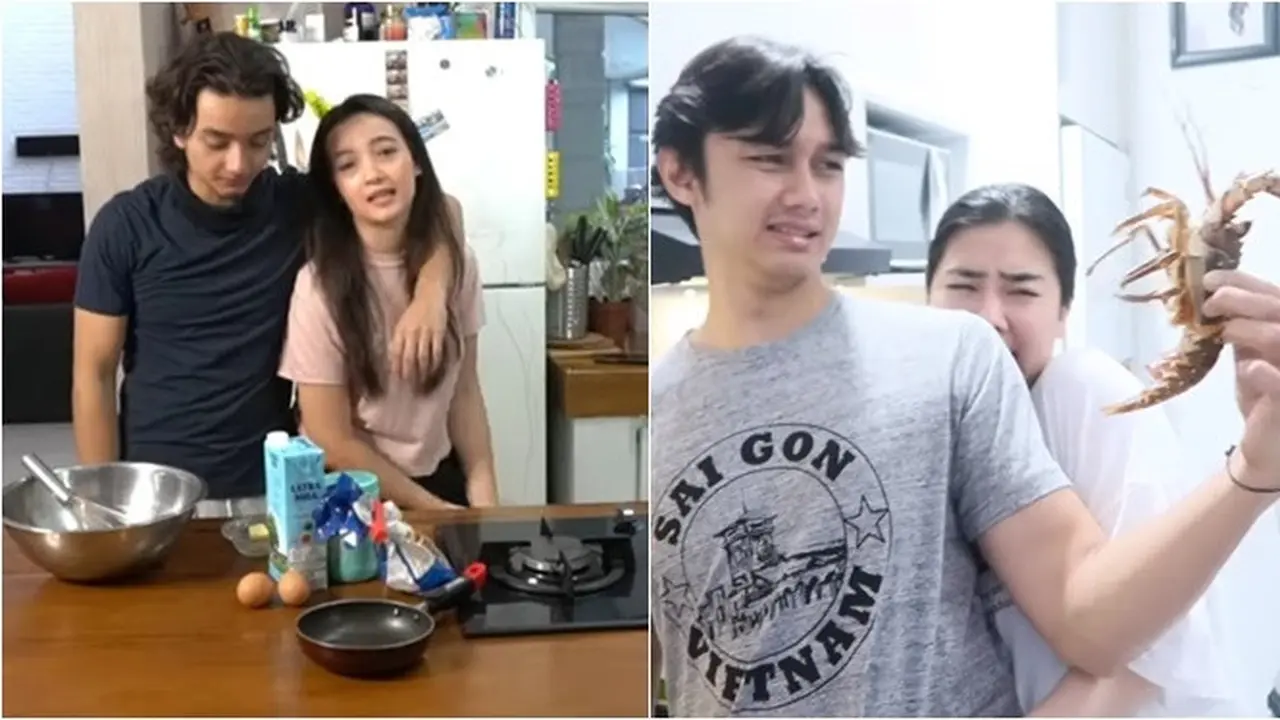5 Potret Pasangan Artis Masak Bersama Ini Kompak dan Romantis