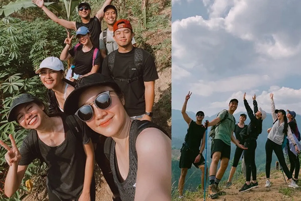 7 Momen Seru Febby Rastanty, Jessica Mila dan Yuki Kato Trekking Bareng