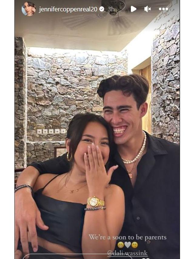 Jennifer Coppen Hamil, Ini 6 Potret Kemesraan Bareng Dali Wassink Sang Kekasih