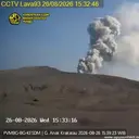 Anak Krakatau Kembali Erupsi, Kolom Abu Capai 300 Meter