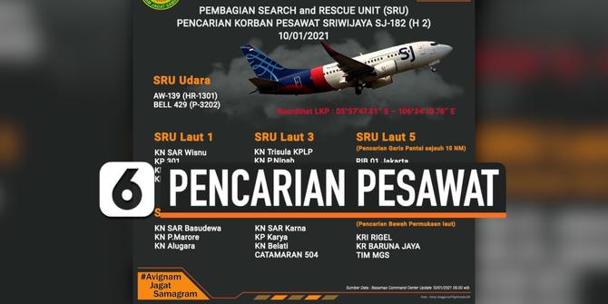 VIDEO: Seberapa Luas Area Pencarian Pesawat Sriwijaya Air SJ182 yang Jatuh?