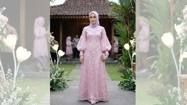 Model Gamis Brokat Full Payet Terbaru (Foto: Gemini AI)