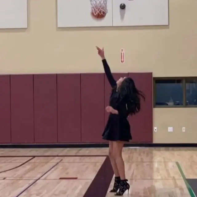 Putri Kobe Bryant, Gianna, bermain basket dengan high heels