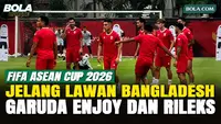 Jelang Lawan Bangladesh, Timnas Indonesia Enjoy dan Rileks Saat Latihan Resmi