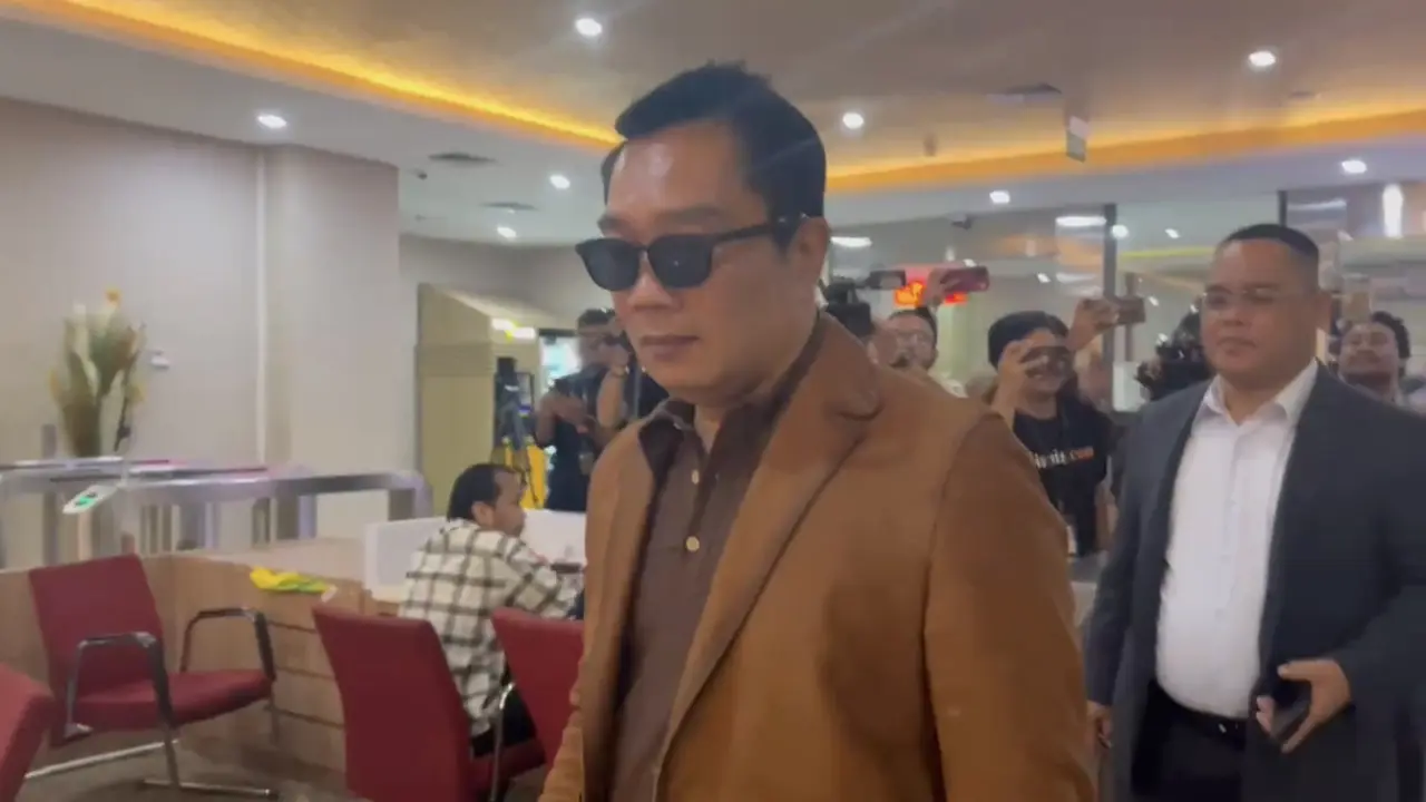 Ridwan Kamil Tiba di Bareskrim Polri untuk Jalani Tes DNA