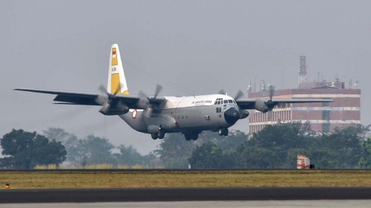 Deretan Hercules C-130 di Lanud Halim Perdanakusuma