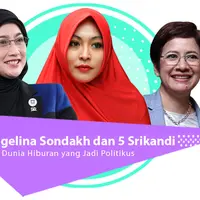 Angelina Sondakh dan 5 Srikandi Dunia Hiburan yang Jadi Politikus. (Foto: Nurwahyunan/Bintang.com dan Liputan6.com, Desain: Nurman Abdul Hakim/Bintang.com)