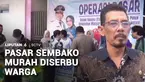 Operasi pasar murah beras dan minyakita di pasar tradisional di Jember, Jawa Timur, diserbu warga. Bahkan, warga sudah antre sejak stannya belum dibuka, sehingga 5 kuintal beras SPHP ludes dalam waktu hitungan menit saja.