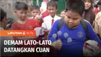 Lato-lato, mainan pada era tahun 90 an kini kembali populer dan digandrungi anak-anak hingga orang dewasa. Para pedagang lato-lato pun mampu meraup keuntungan hingga jutaan rupiah.
