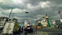 Cuaca di kota Medan, Kamis (4/5/2023) sore (Reza Efendi/Liputan6.com)