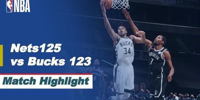 VIDEO: Highlights NBA, Brooklyn Nets Kalahkan Milwaukee Bucks Berkat James Harden dan Kevin Durant