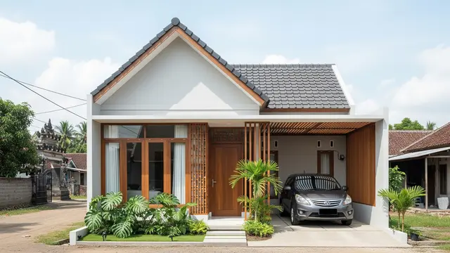 Rumah Kecil Sederhana Tapi Mewah di Kampung