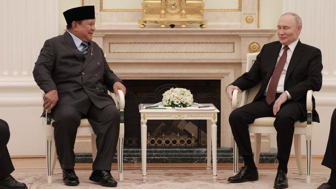 Bertemu Prabowo, Putin Janji Rusia Bantu Kembangkan Teknologi Nuklir Indonesia